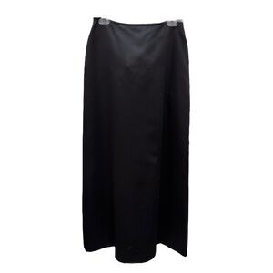 Kathlin Argiro Atelier Black Satin Evening Skirt Size 6